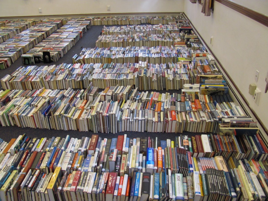Books on Shelves