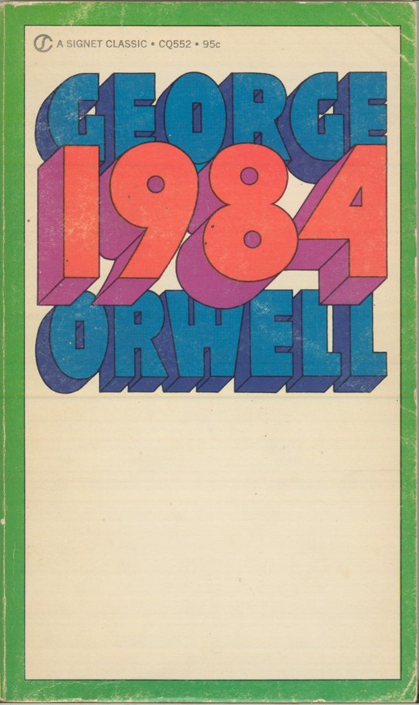 1984 book cover
