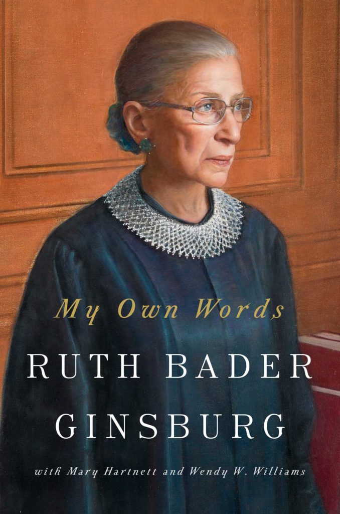 My Own Words: Ruth Bader Ginsburg book cover