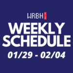 Weekly Schedule for 01/29 – 02/04